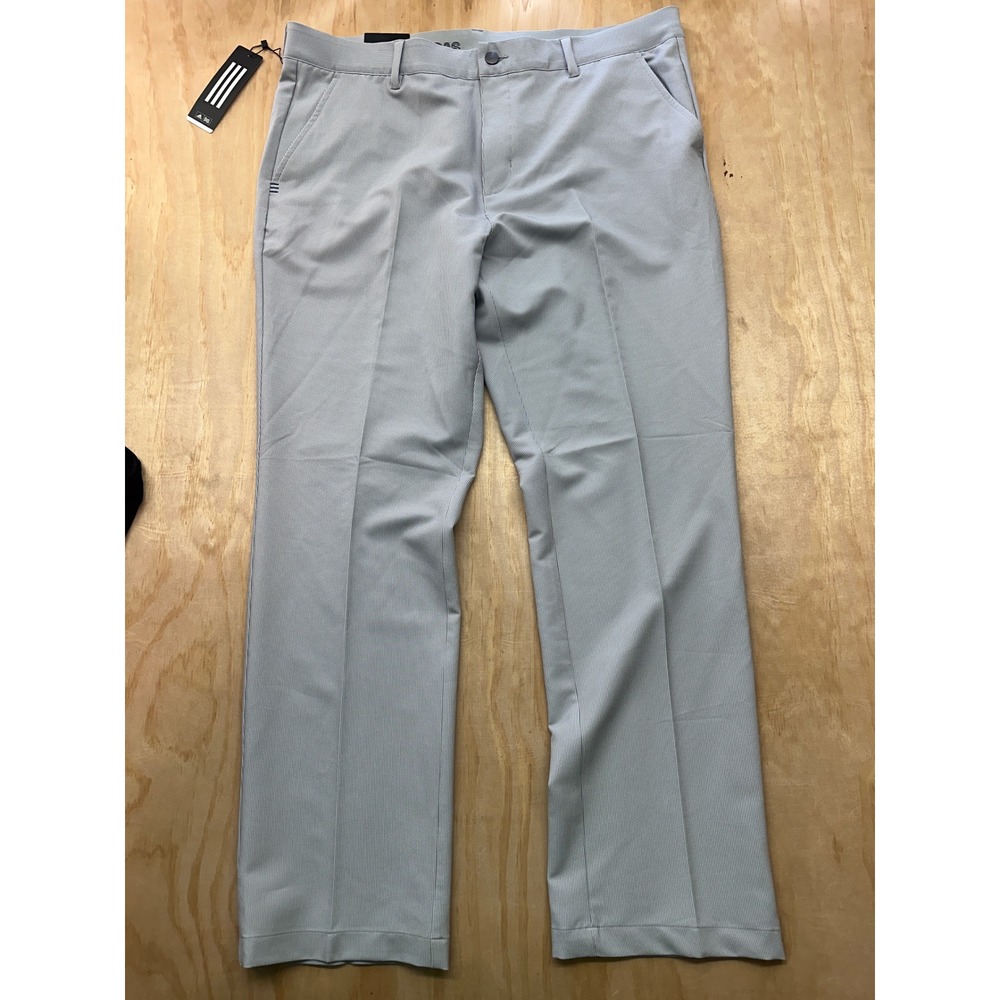 Adidas Golf Ultimate365 Mens Grey Micro Stripe Performance Pants 38x32 NWT